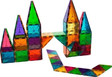 KIT STEM DE CONSTRUCCIÓN CON FIGURAS GEOMÉTRICAS MAGNÉTICAS
