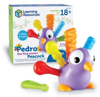 PEDRO, PAVO REAL PARA DESARROLLO DE MOTRICIDAD FINA